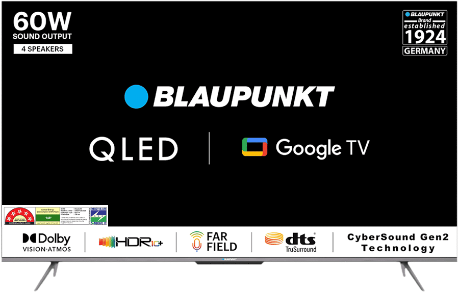 Blaupunkt 4K Ultra HD TV with high-quality picture